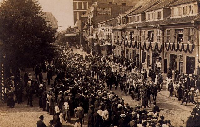 "Dzień Niemiecki" - parada w Biskupcu - 10.07.1920 r.