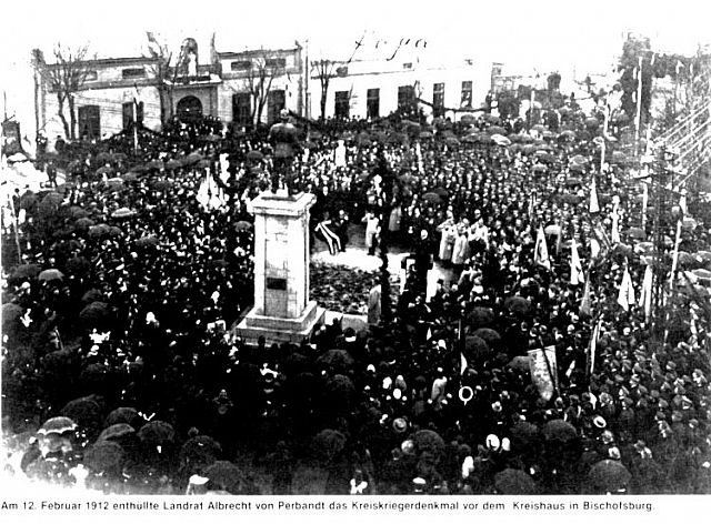 Odsłonięcie pomnika żołnierzy 12.02.1912