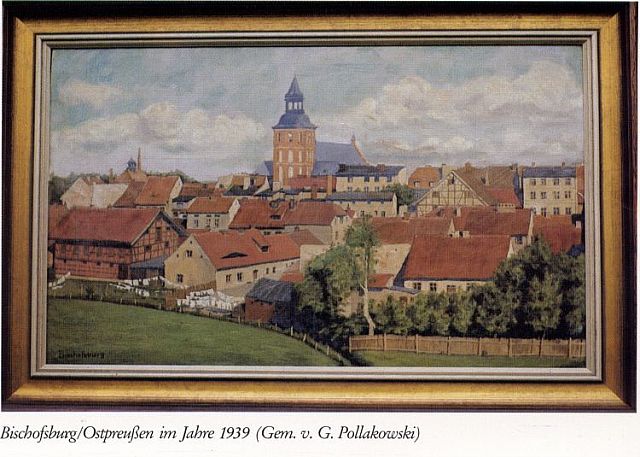 Obraz przedstawiający Biskupiec 1939
