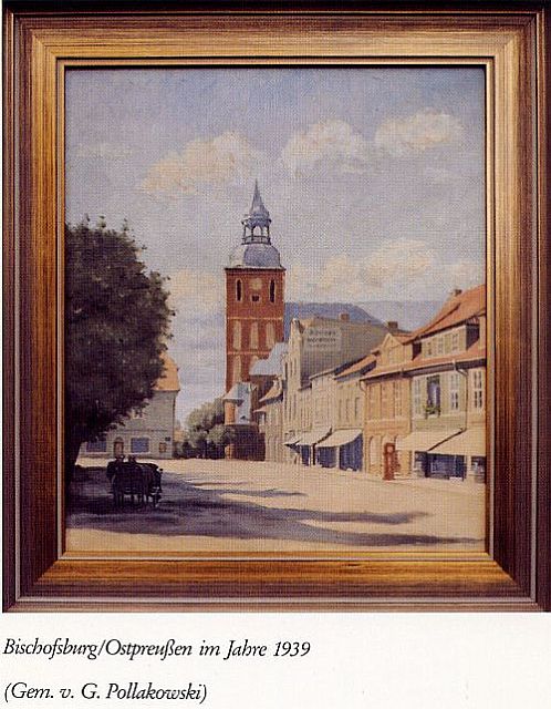 Obraz przedstawiający Biskupiec 1939